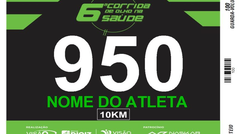 6° CORRIDA DE OLHO NA SAÚDE – 2023 – RESULTADOS