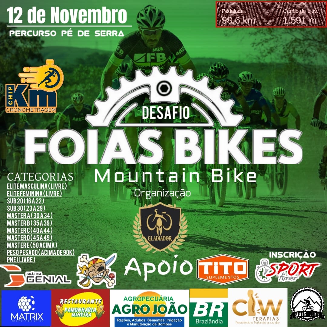 CORRIDA FOIAS BIKE MTB 2023 – RESULTADOS