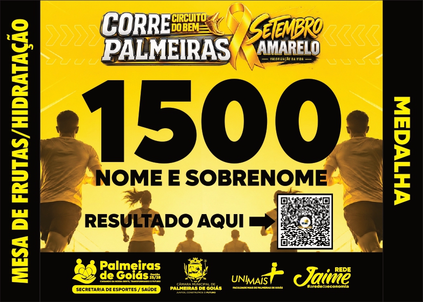 Corrida Circuito do Bem –  Palmeiras de Goiás